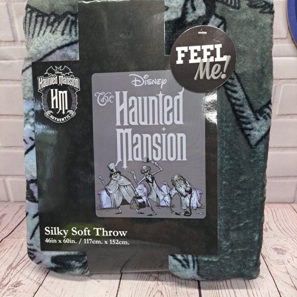 Disney Other - Disney The Haunted Mansion Hitchhiking Ghosts Soft Throw Blanket 46" x 60" New
